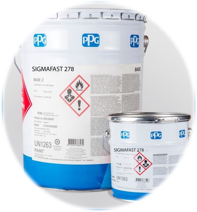 PPG SigmaFast 278 ZP Epoxy Grey Primer Kit 20L